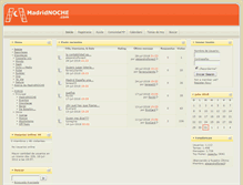 Tablet Screenshot of madridnoche.com