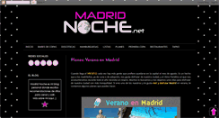 Desktop Screenshot of madridnoche.net