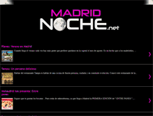 Tablet Screenshot of madridnoche.net